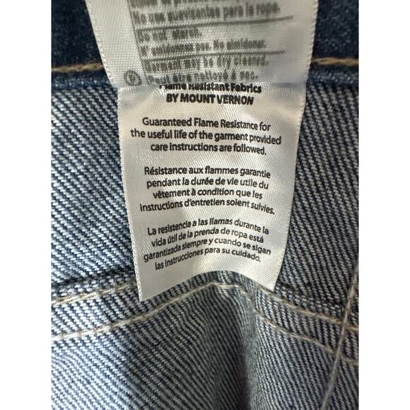 Carhartt Flame Resistant Relaxed Fit Jeans Straight Leg Size 52 x 30 Workwear - Picture 14 of 16